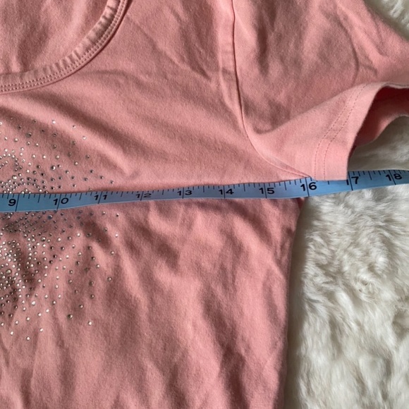 Tommy Hilfiger Short Sleeve T-Shirt, Pink/Blush Color, Size Small - Picture 6 of 10